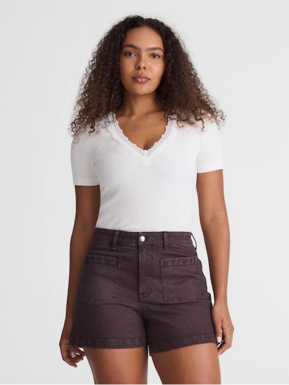 Madewell women’s The Curvy Emmy Short brown 4 1/2” inseam Size 31 NWT